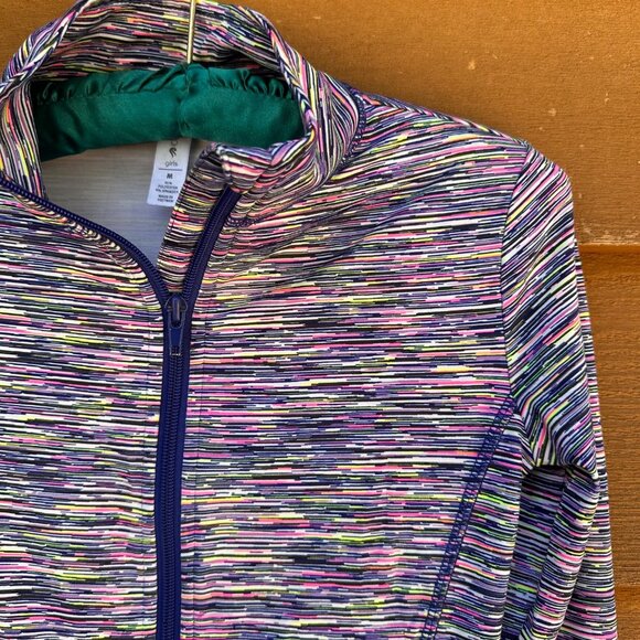 Ideology Girls Multi-Color Printed Zip-Up Jacket M - Picture 5 of 11